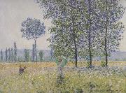 Claude Monet Fields in Spring painting